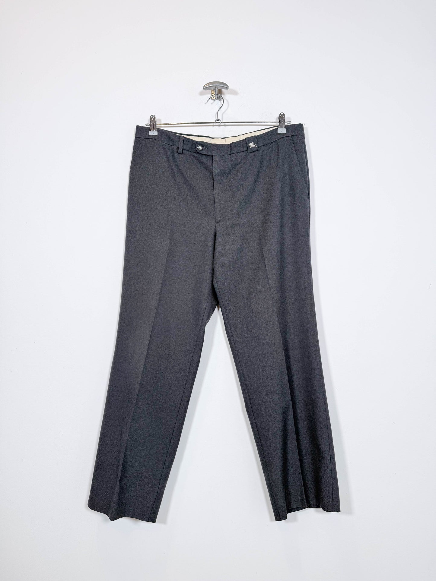 Pantalón de traje Burberry - Talla 46 - Caramelo Vintage