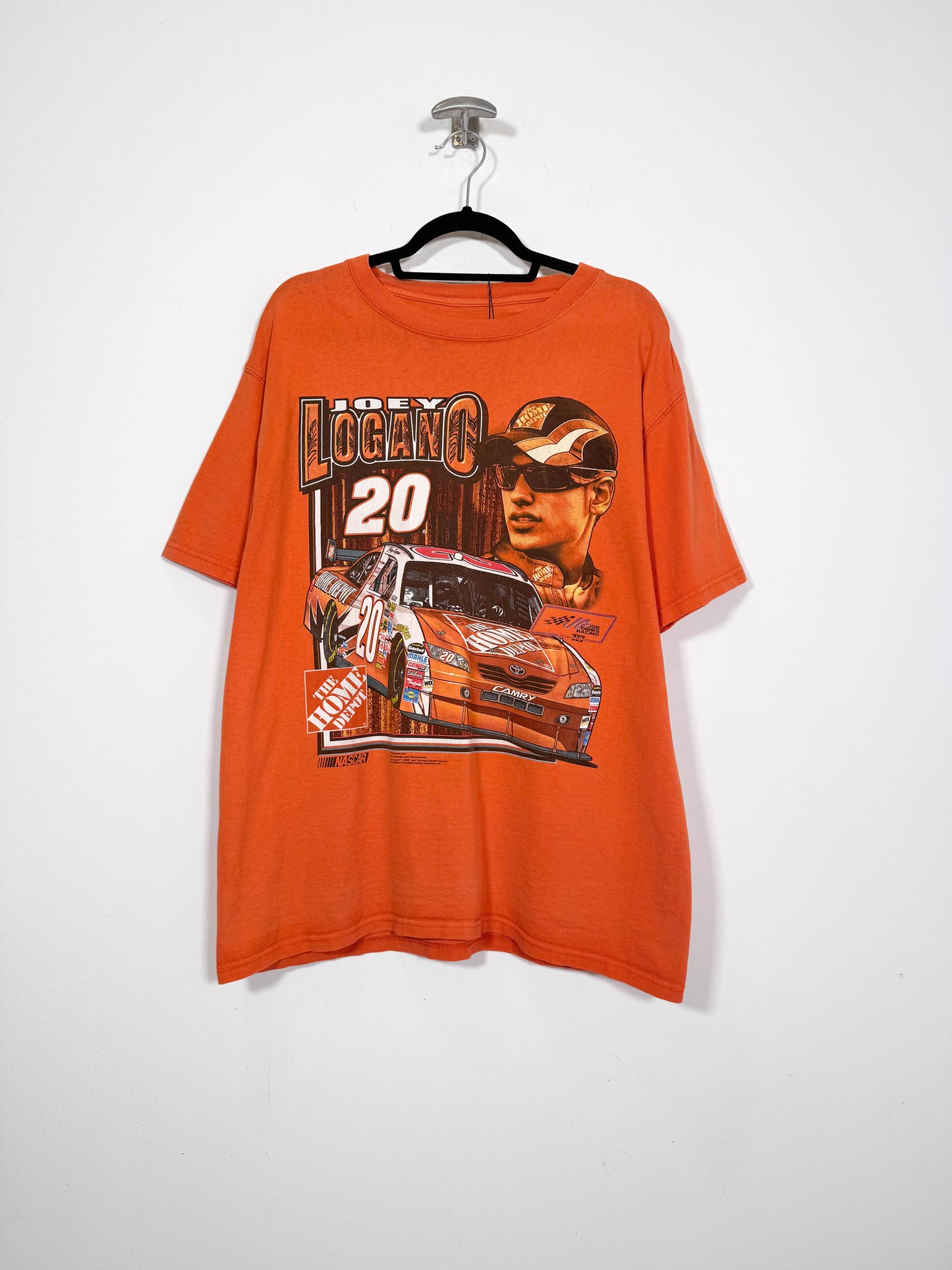 Camiseta Nascar Joey Logano - Talla XL - Caramelo Vintage