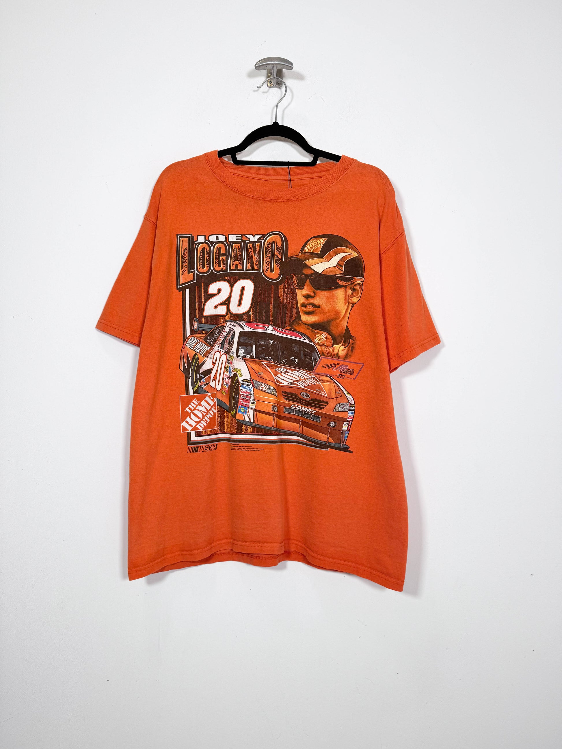 Camiseta Nascar Joey Logano - Talla XL - Caramelo Vintage