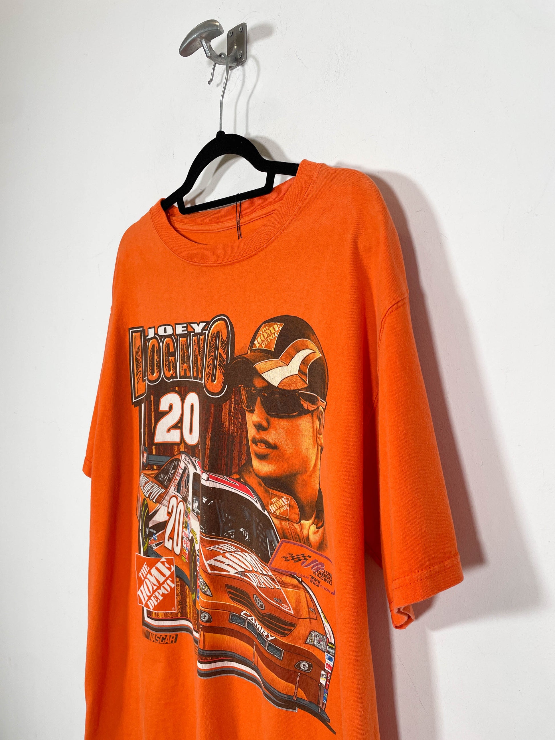 Camiseta Nascar Joey Logano - Talla XL - Caramelo Vintage