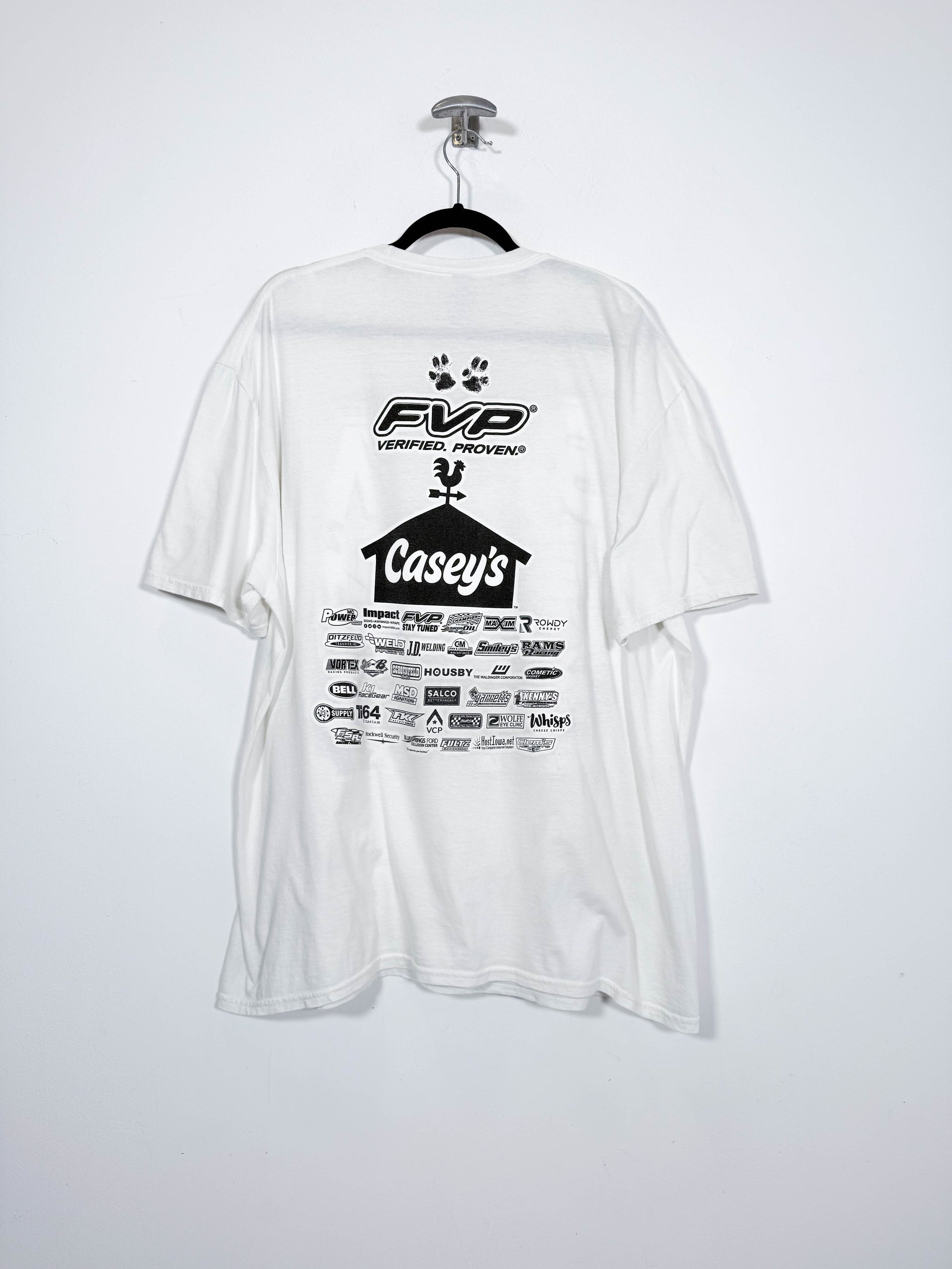 Camiseta Nascar Brian Brown - Talla XXL - Caramelo Vintage