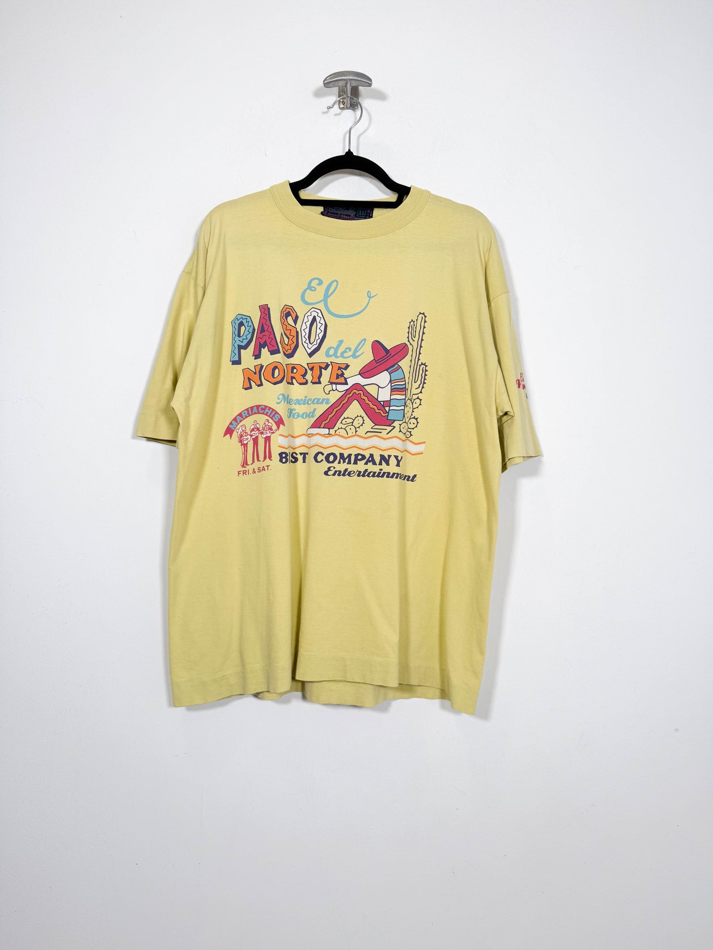 Camiseta Best Company - Talla XL - Caramelo Vintage