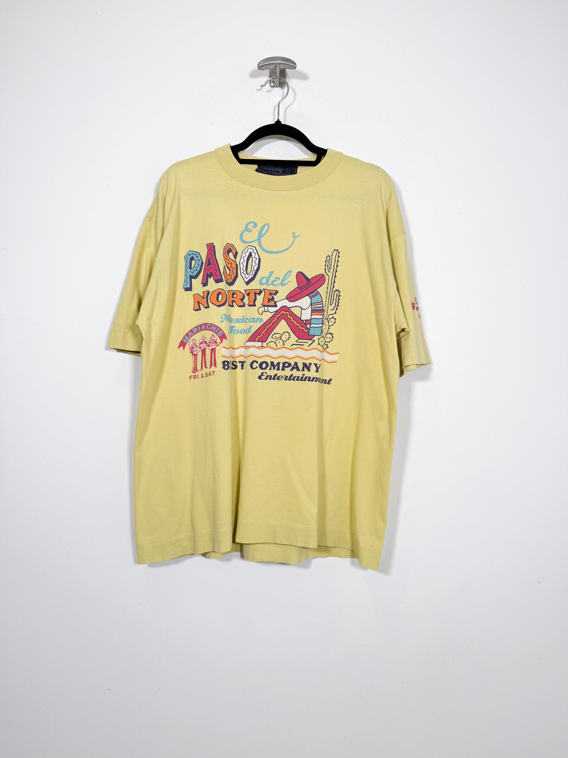 Camiseta Best Company - Talla XL - Caramelo Vintage