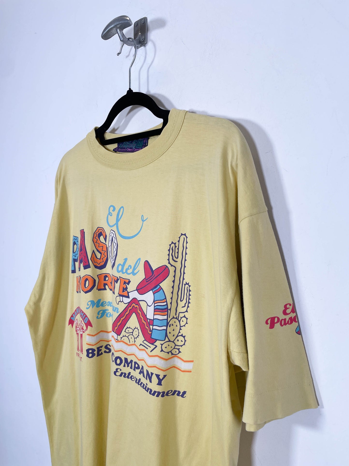 Camiseta Best Company - Talla XL - Caramelo Vintage
