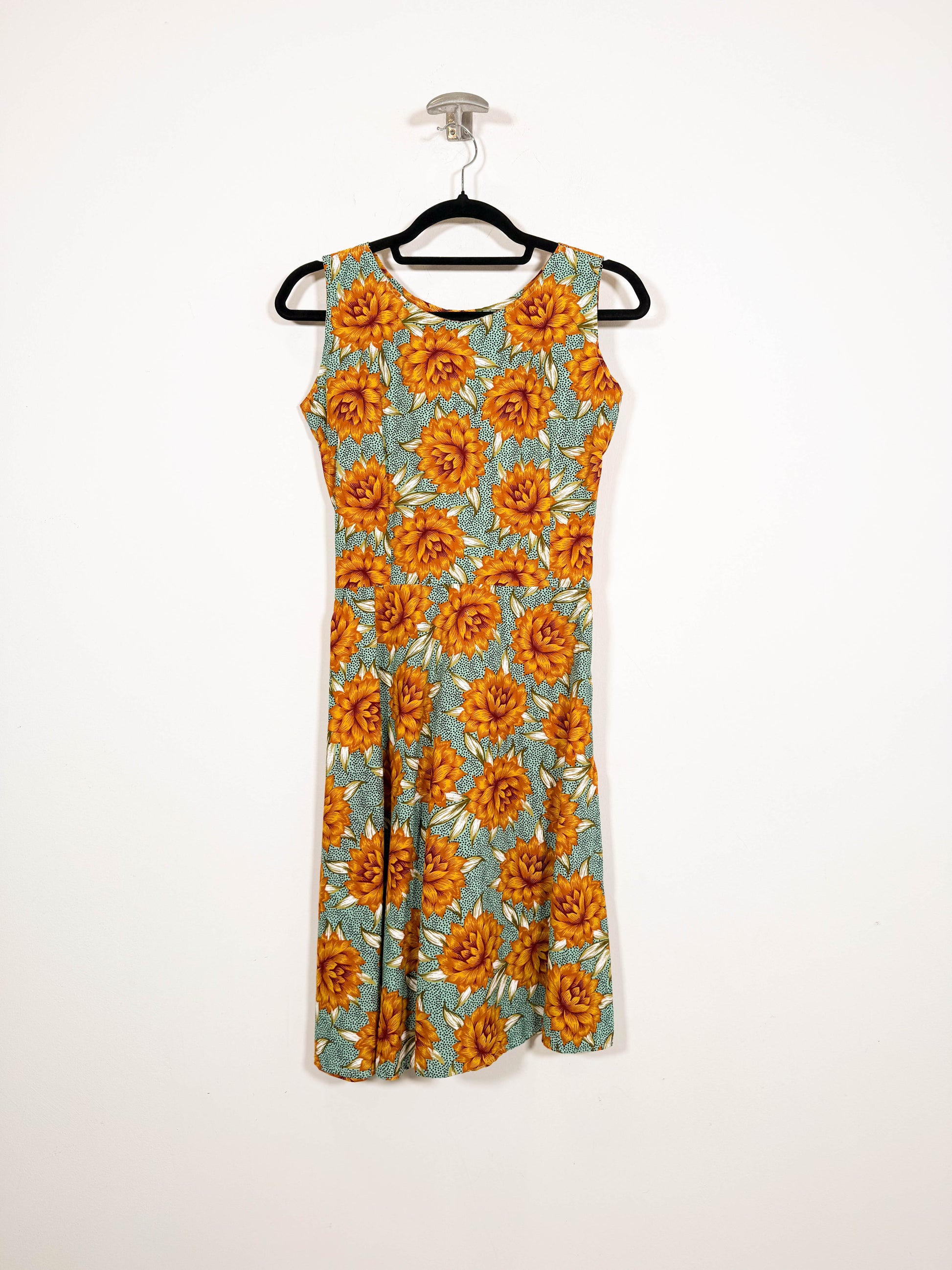 Vestido Sunflower - Talla XS - Caramelo Vintage