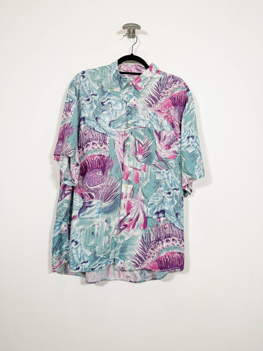 Camisa Flamingo - Talla L - Caramelo Vintage