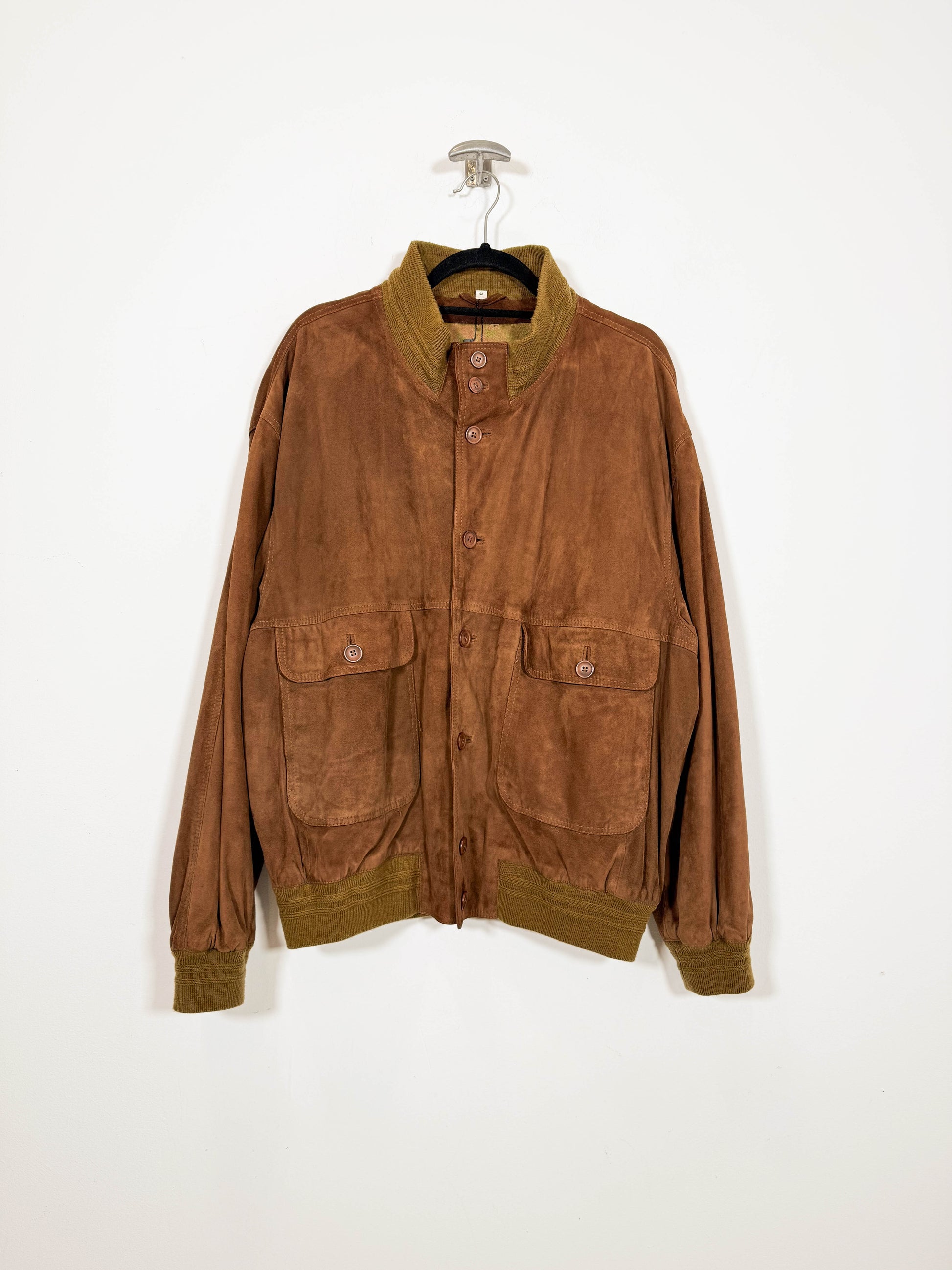 Bomber de ante - Talla L/XL - Caramelo Vintage