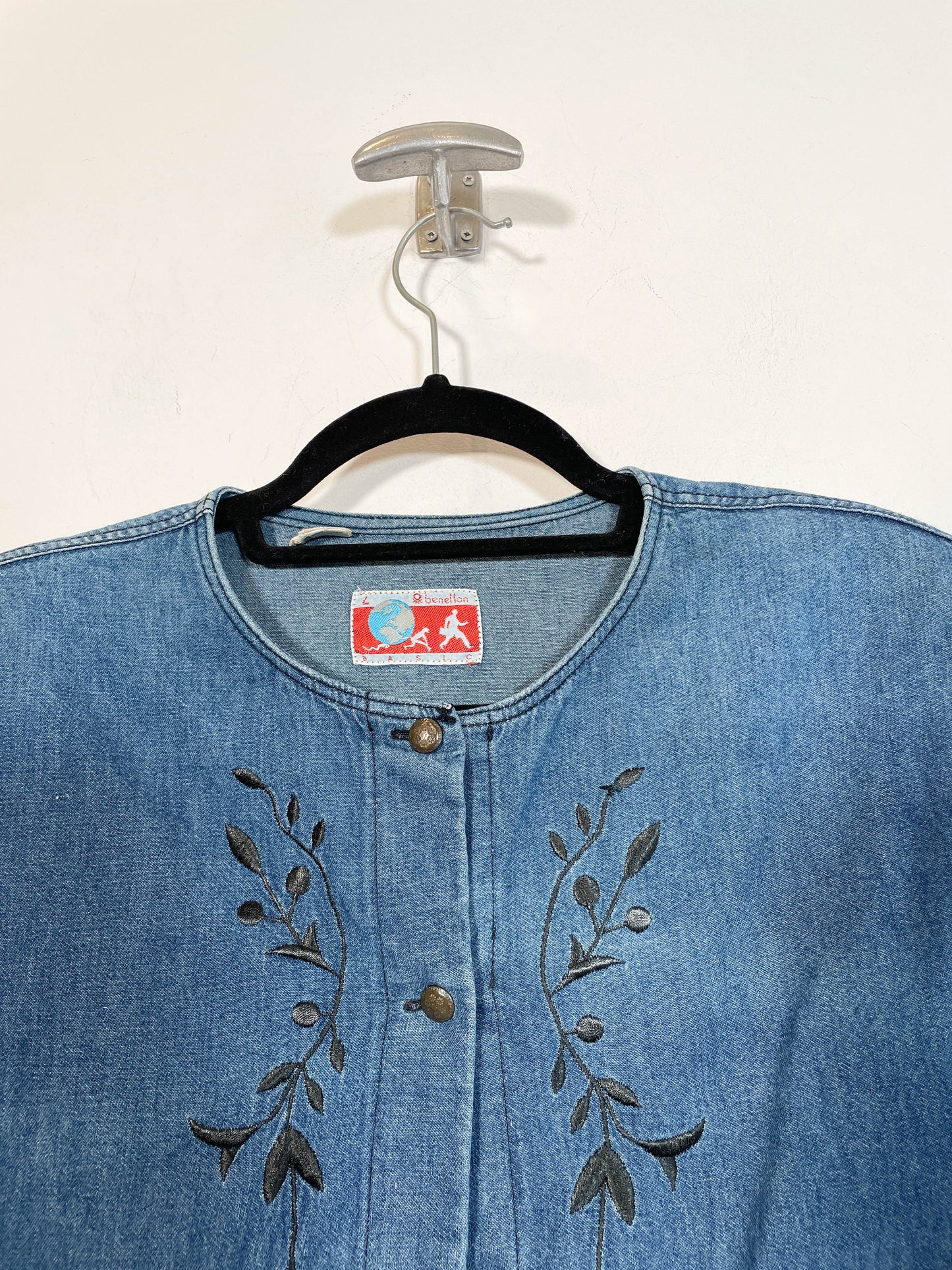 Crop vaquero Benetton - Talla M