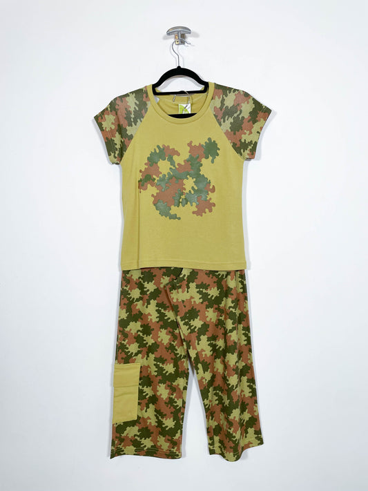 Conjunto 2 piezas camuflaje DS - Talla S - Caramelo Vintage