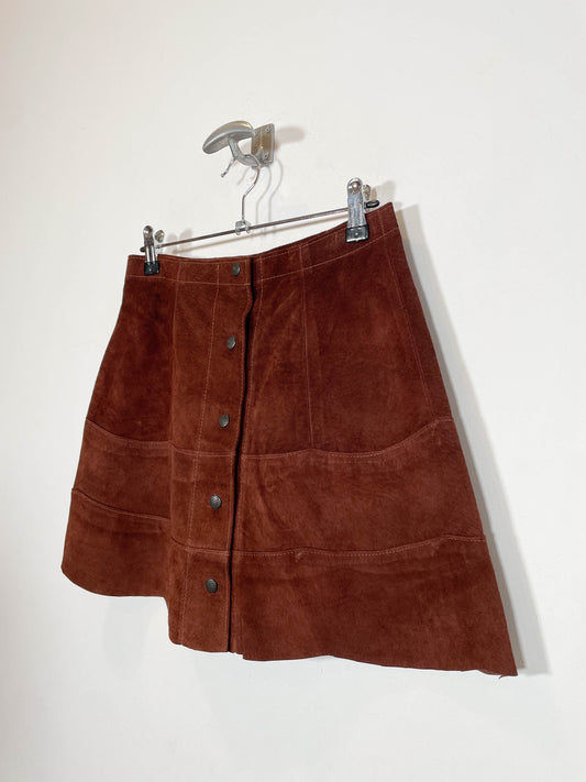 Falda de cuero DS - Talla 36