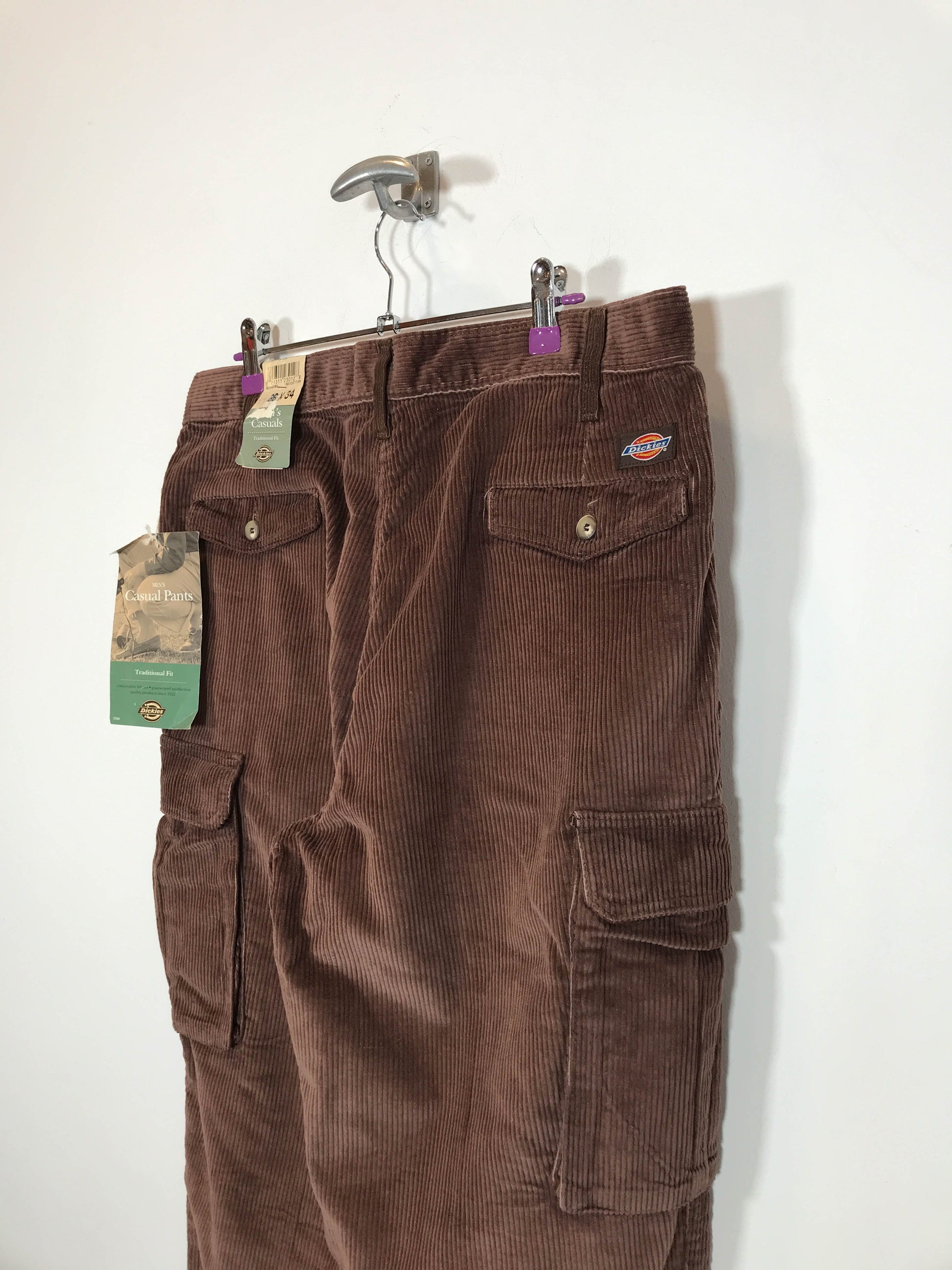 Pantalón cargo de pana Dickies DS - Talla 44 - Caramelo Vintage