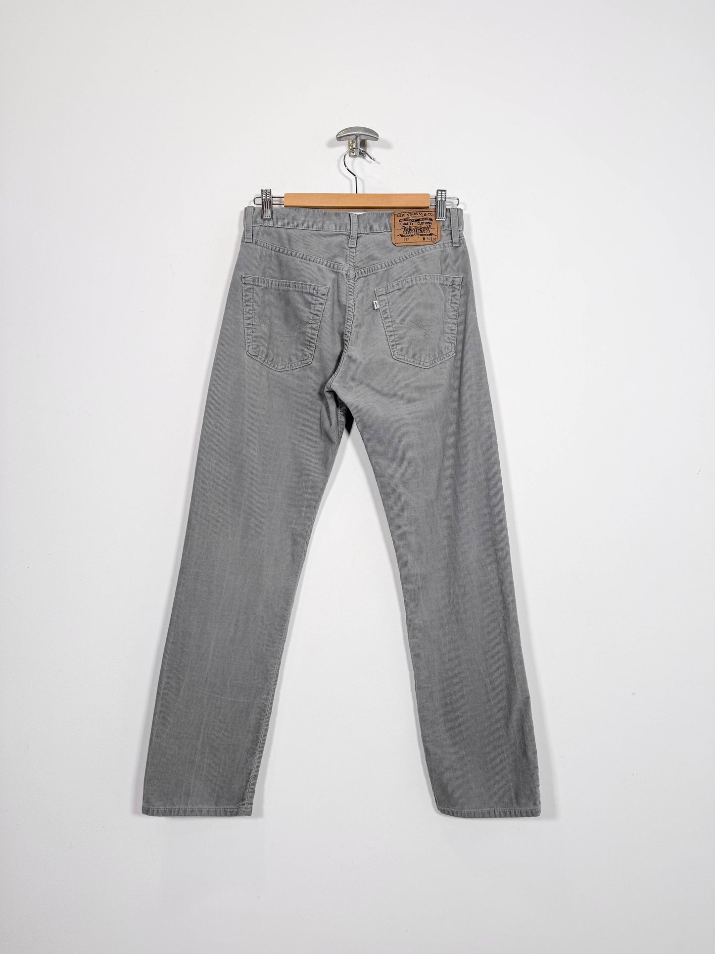 Pantalón de pana Levi's 551 - Talla 36 - Caramelo Vintage