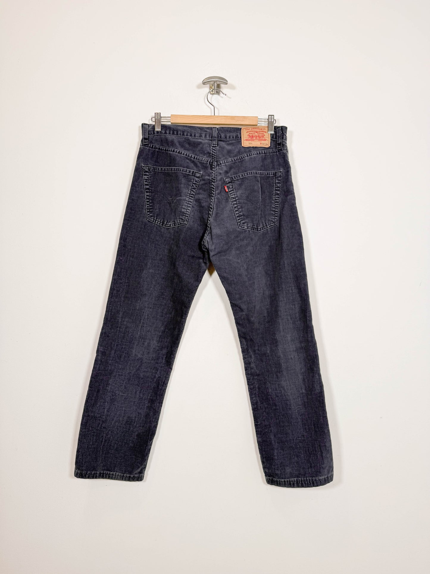 Pantalón de pana Levi's 551 - Talla 38 - Caramelo Vintage