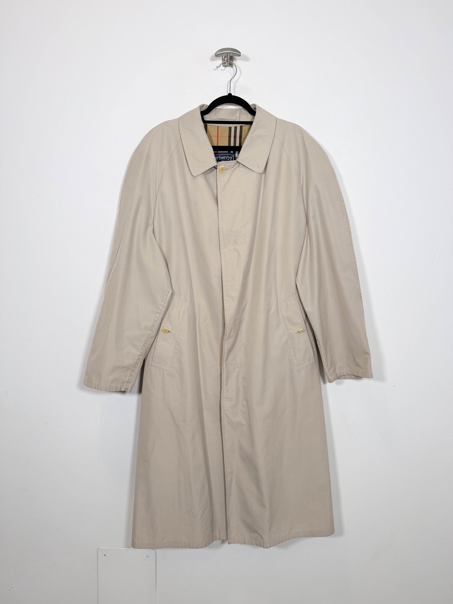Gabardina Burberry - Talla L - Caramelo Vintage