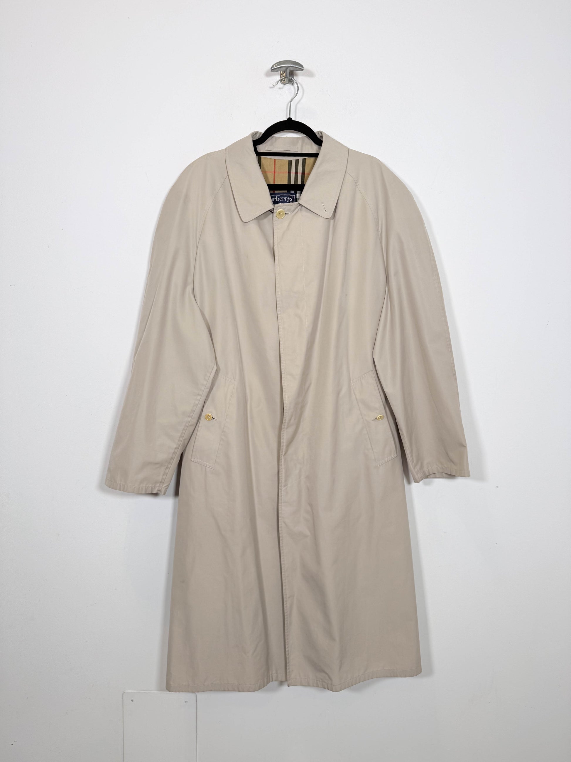 Gabardina Burberry - Talla L - Caramelo Vintage