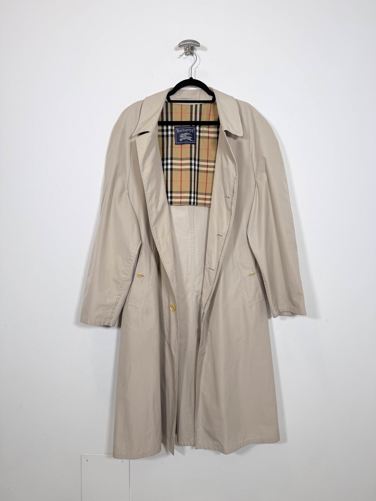 Gabardina Burberry - Talla L - Caramelo Vintage