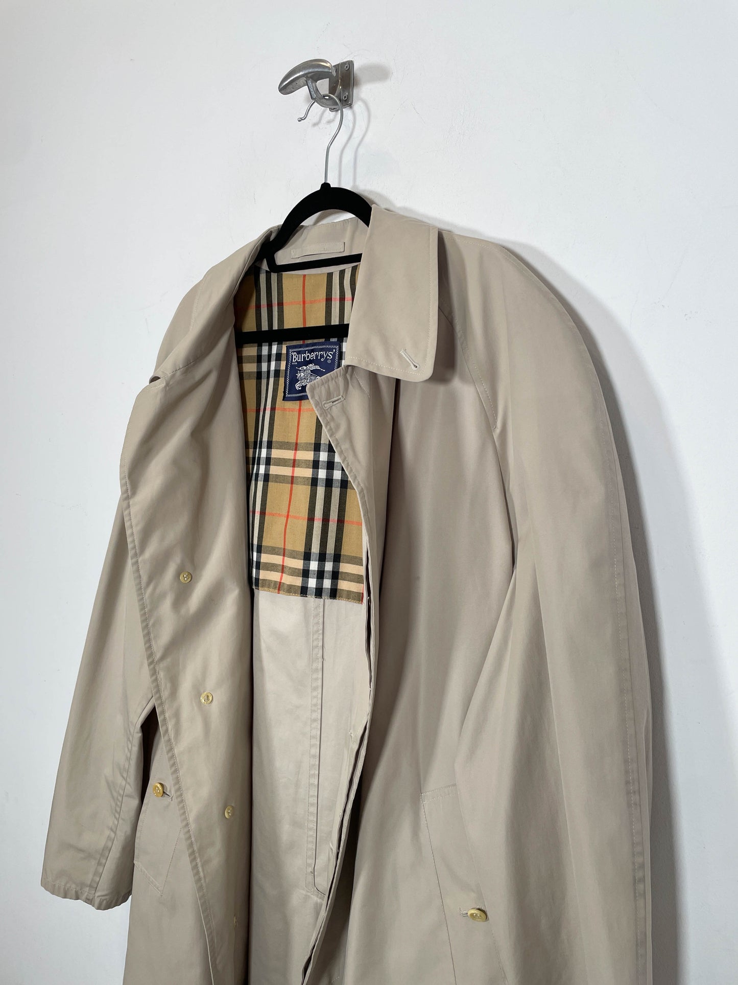 Gabardina Burberry - Talla L - Caramelo Vintage