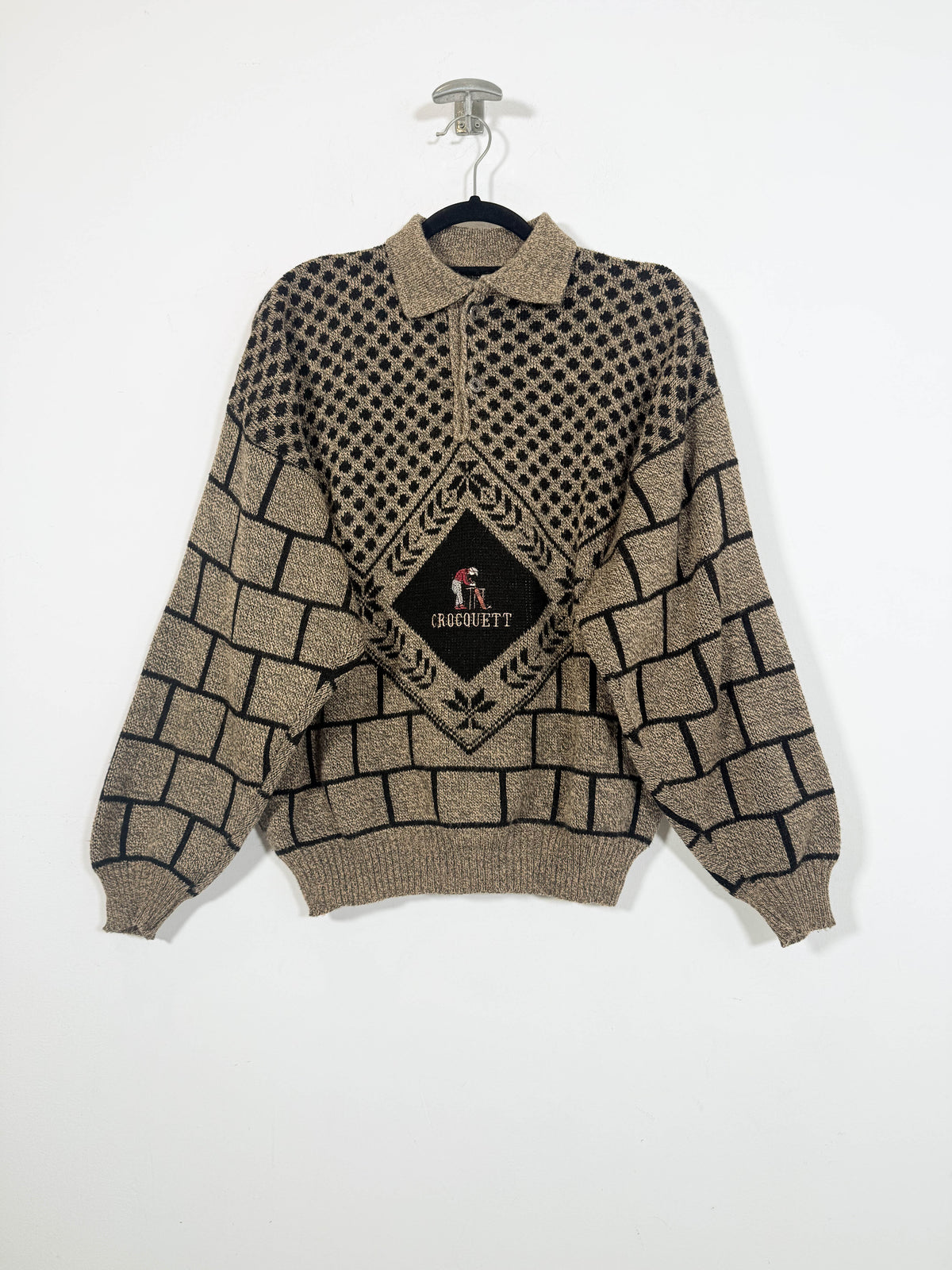 Jersey halfbutton Crocquett - Talla L