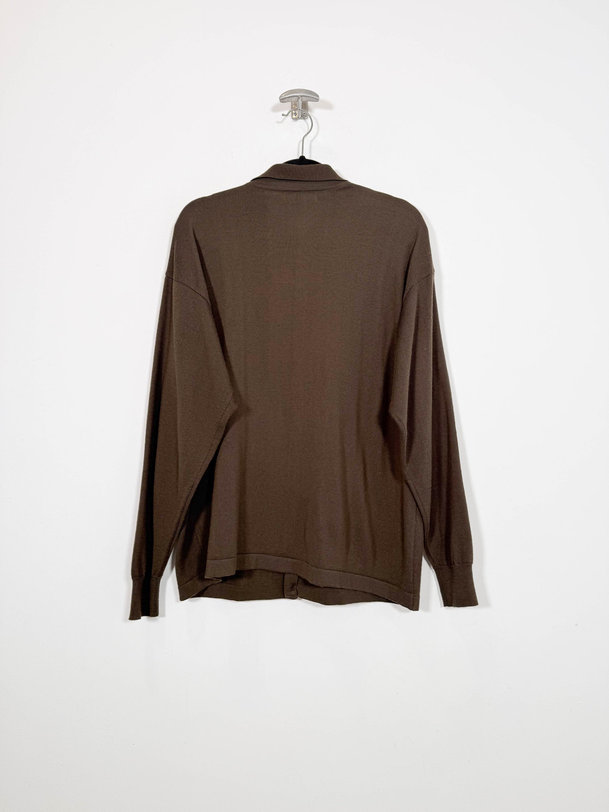 Jersey con botones Yves Saint Laurent - Talla L - Caramelo Vintage