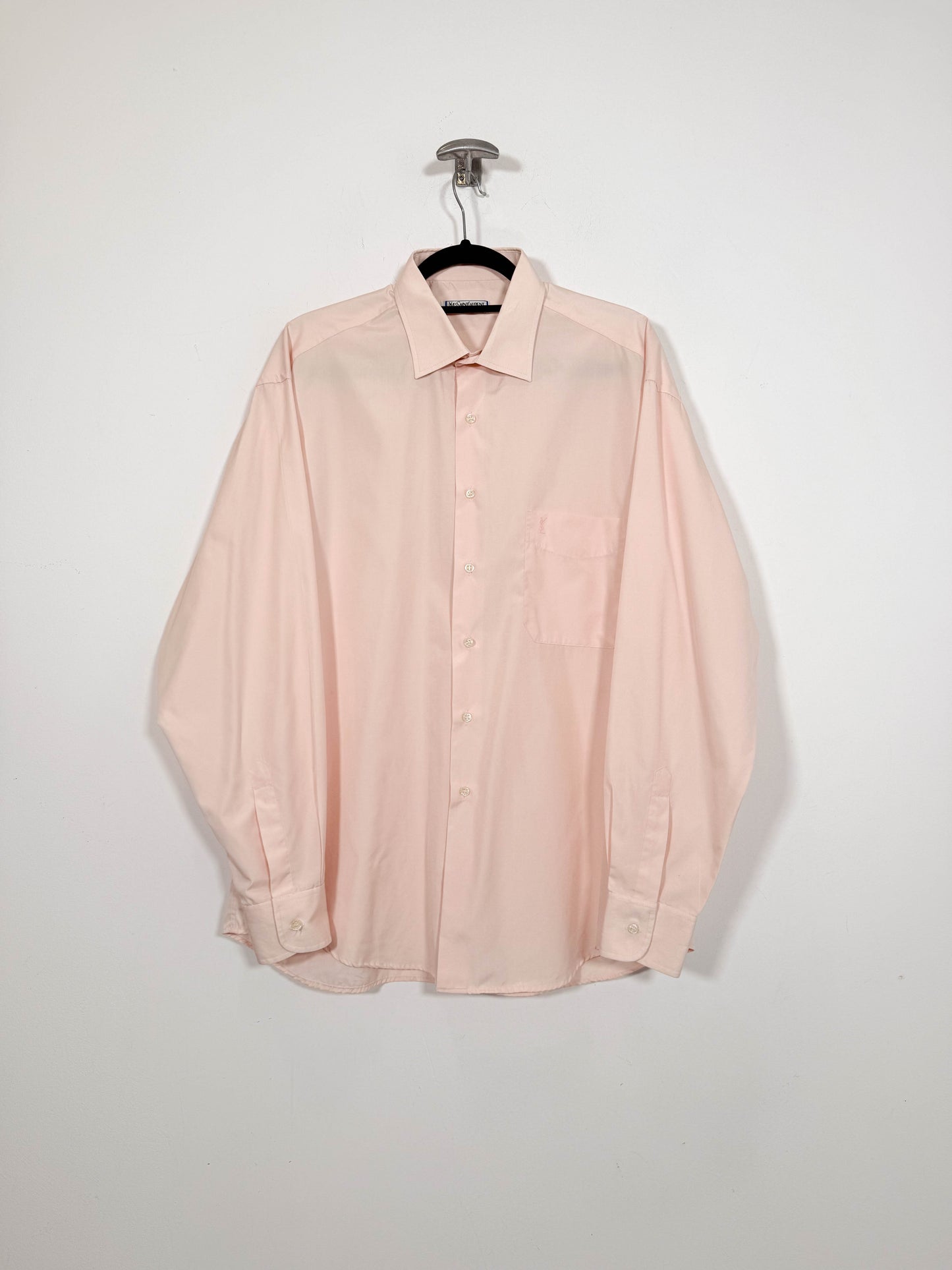 Camisa Yves Saint Laurent - Talla L - Caramelo Vintage