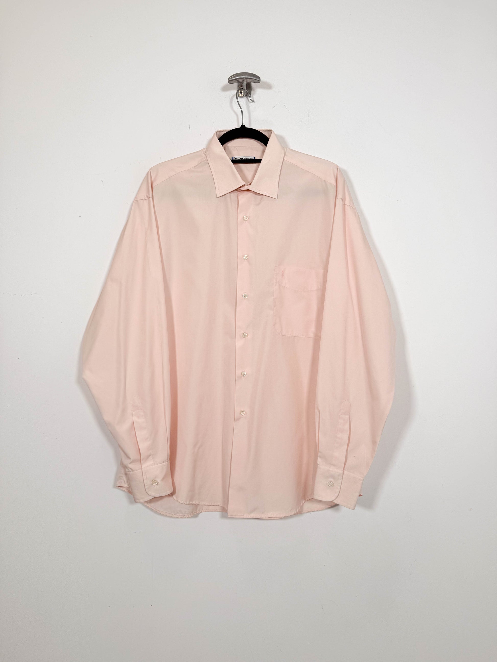 Camisa Yves Saint Laurent - Talla L - Caramelo Vintage