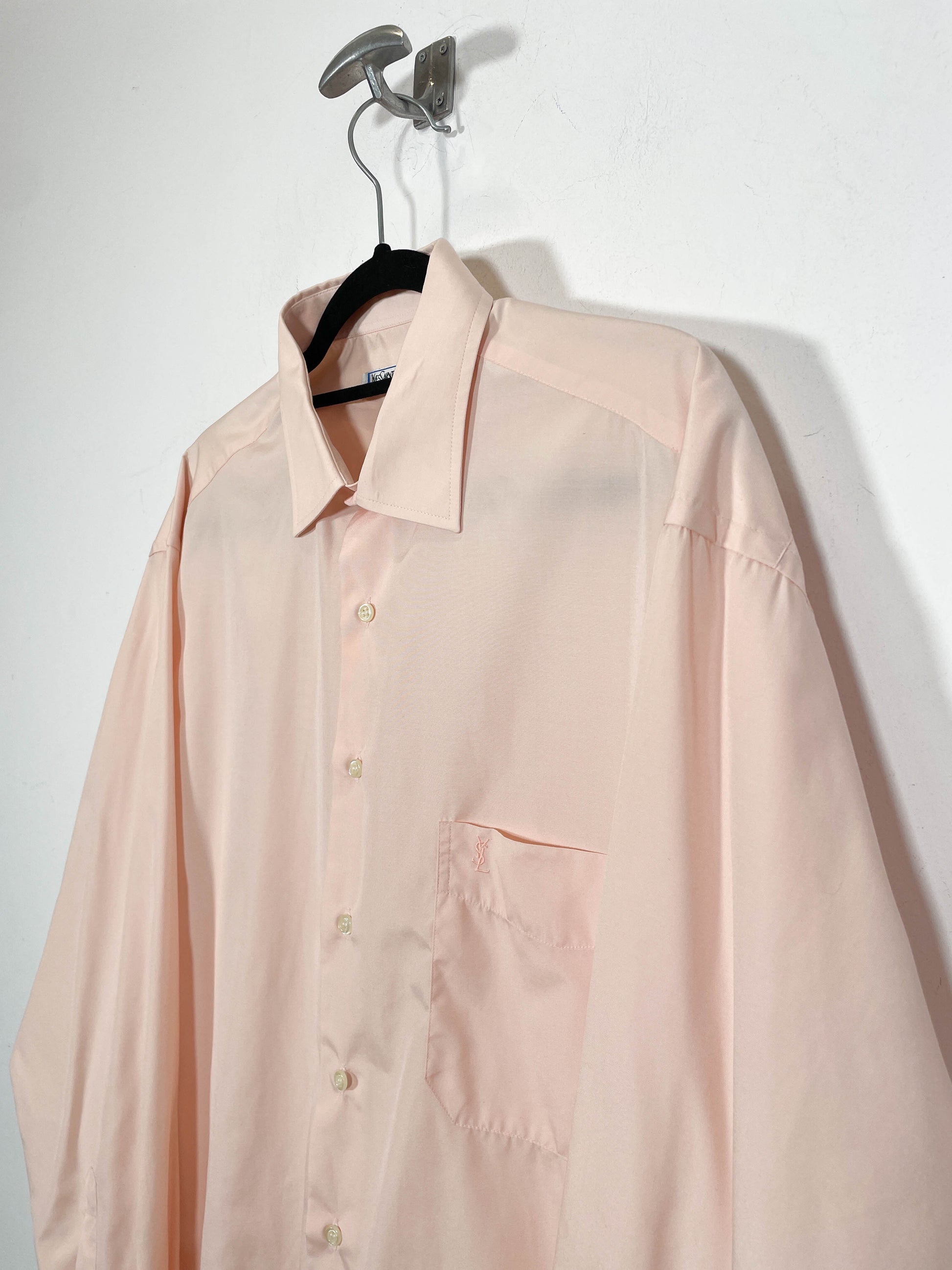 Camisa Yves Saint Laurent - Talla L - Caramelo Vintage
