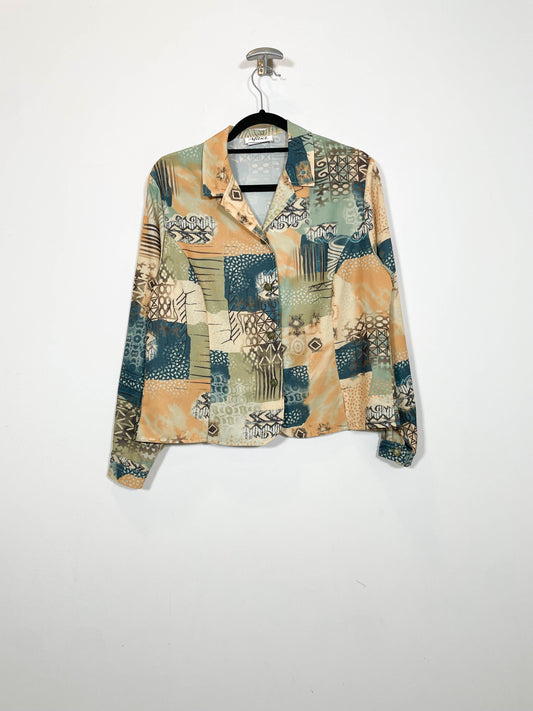 Blusa Afibel - Talla M - Caramelo Vintage
