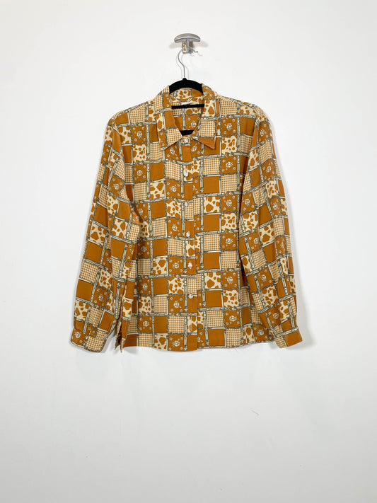 Blusa Belt - Talla M - Caramelo Vintage