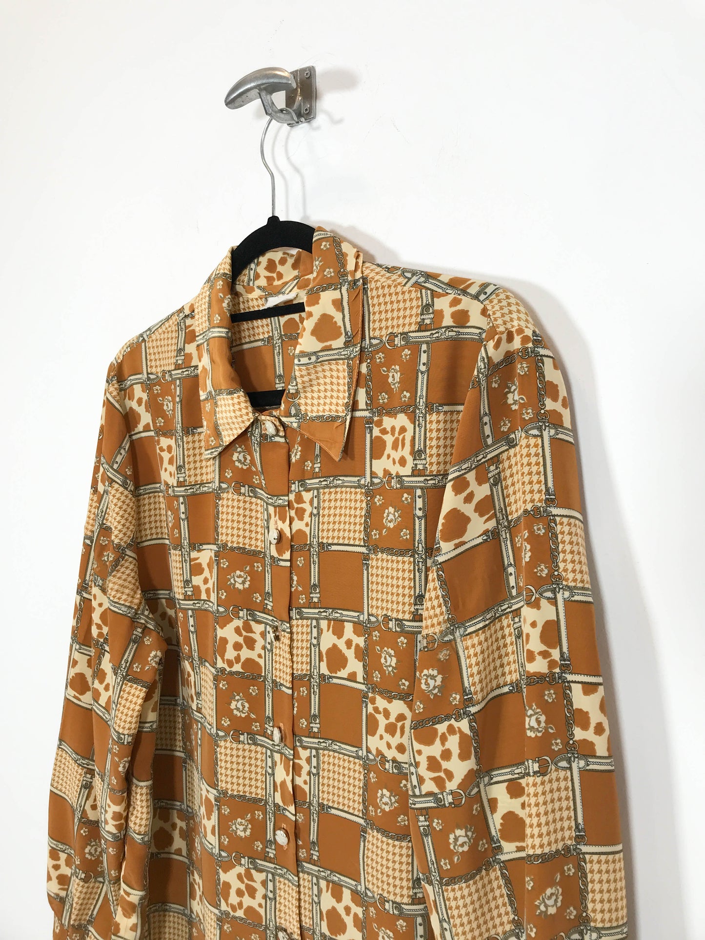 Blusa Belt - Talla M - Caramelo Vintage