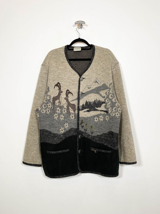Chaqueta austríaca Stapf - Talla XL - Caramelo Vintage