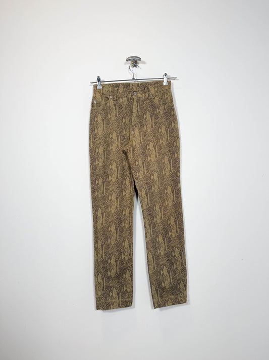 Pantalón Serpiente - Talla 36 - Caramelo Vintage