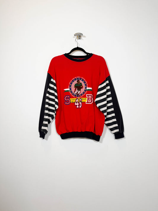 Sudadera American Football - Talla L - Caramelo Vintage