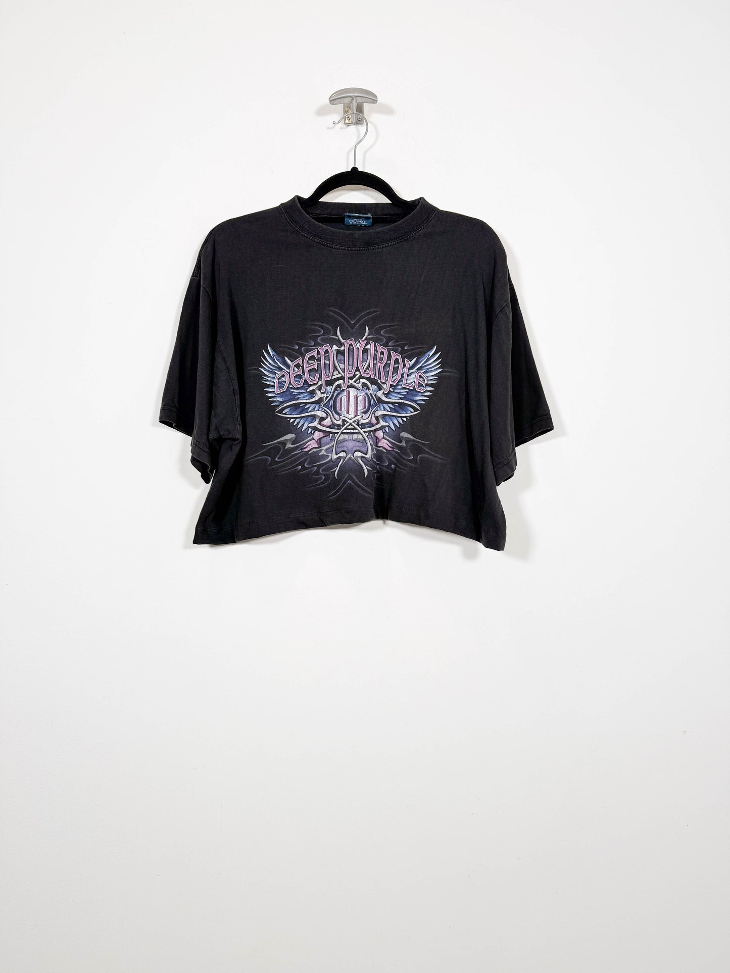 Camiseta crop Deep Purple - Talla L