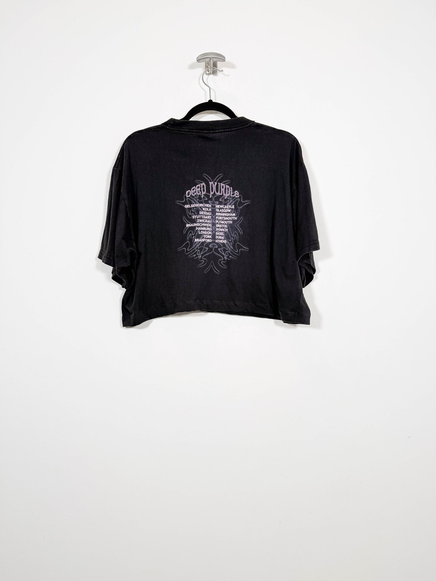 Camiseta crop Deep Purple - Talla L