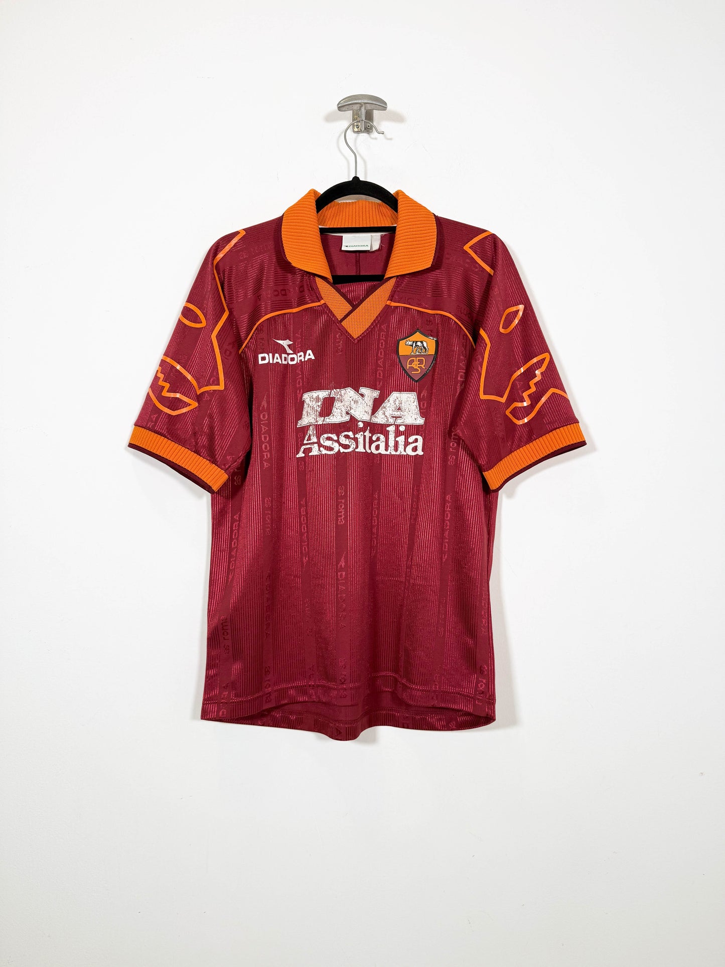 Camiseta Diadora AS Roma 1999/00  - Talla M/L