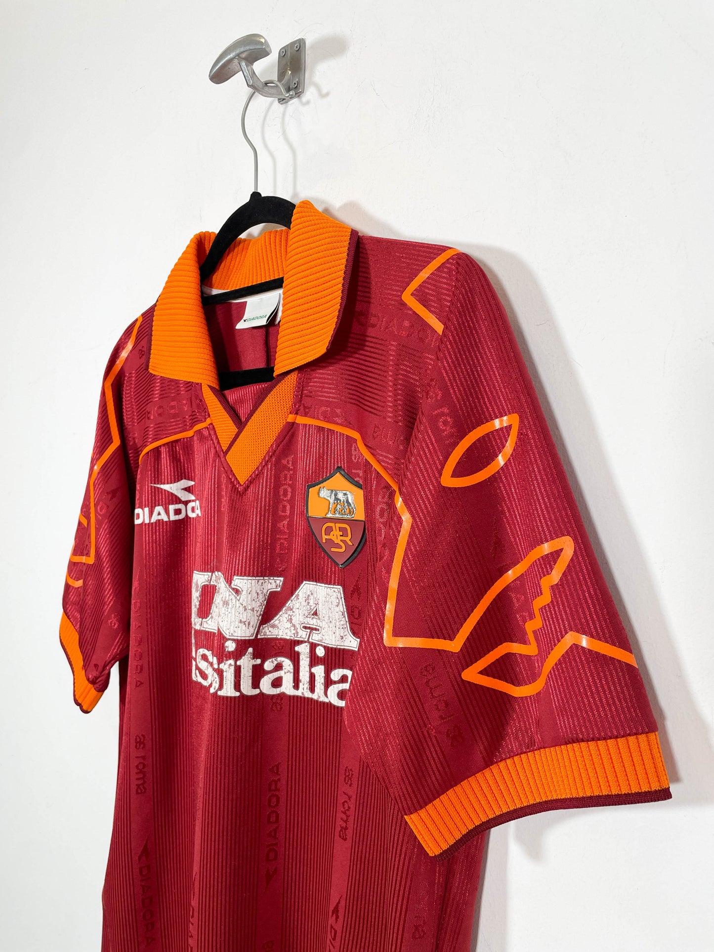 Camiseta Diadora AS Roma 1999/00  - Talla M/L
