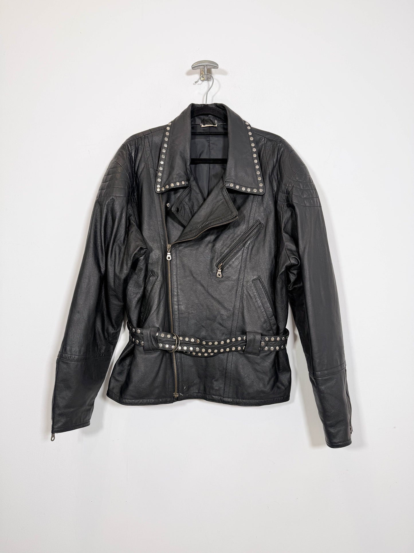 Chaqueta de cuero Perfecto - Talla L - Caramelo Vintage