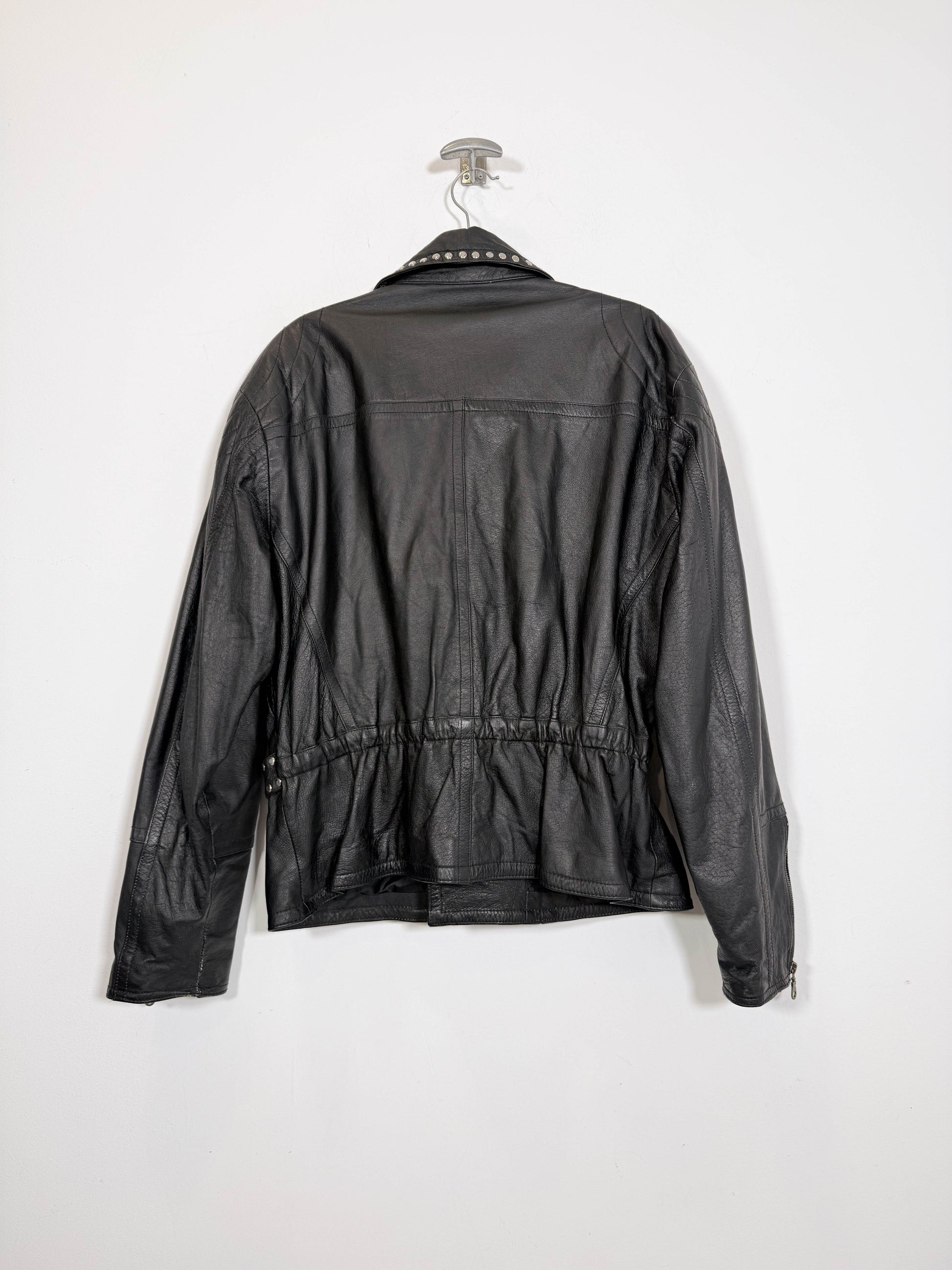 Chaqueta de cuero Perfecto - Talla L - Caramelo Vintage