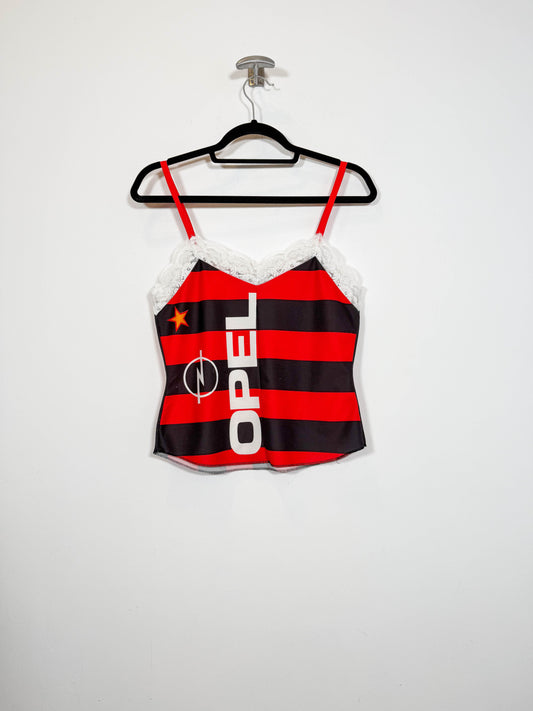 Camiseta de fútbol reworked AC Milan - Caramelo Vintage