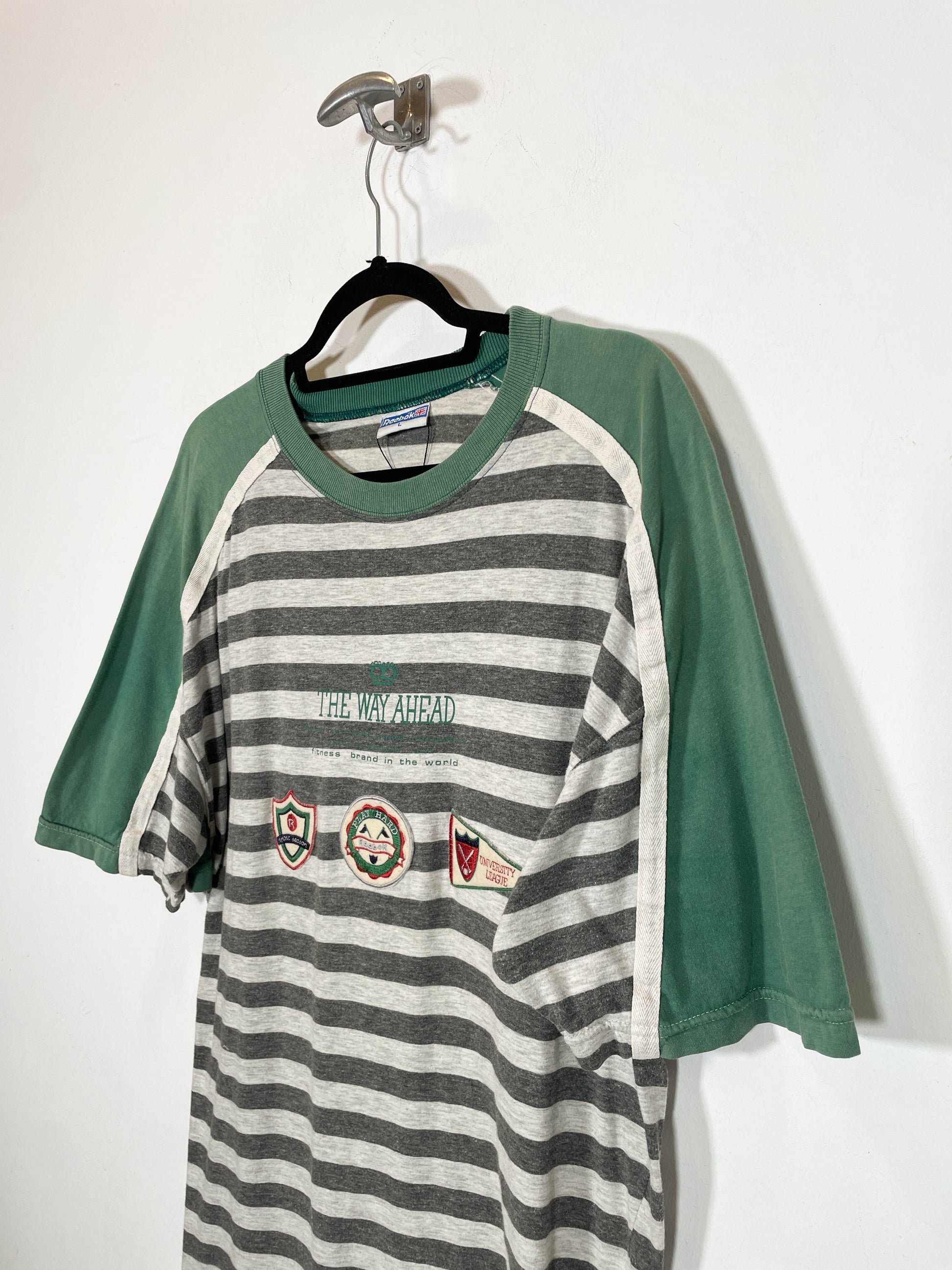 Camiseta Reebok 90's - Talla L - Caramelo Vintage