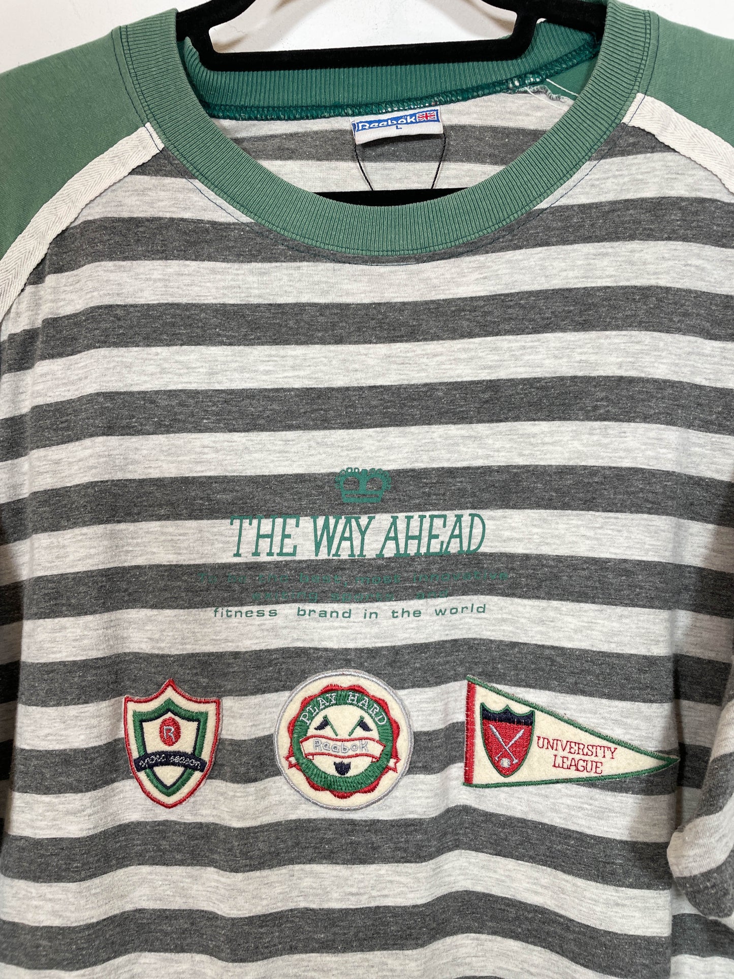 Camiseta Reebok 90's - Talla L - Caramelo Vintage