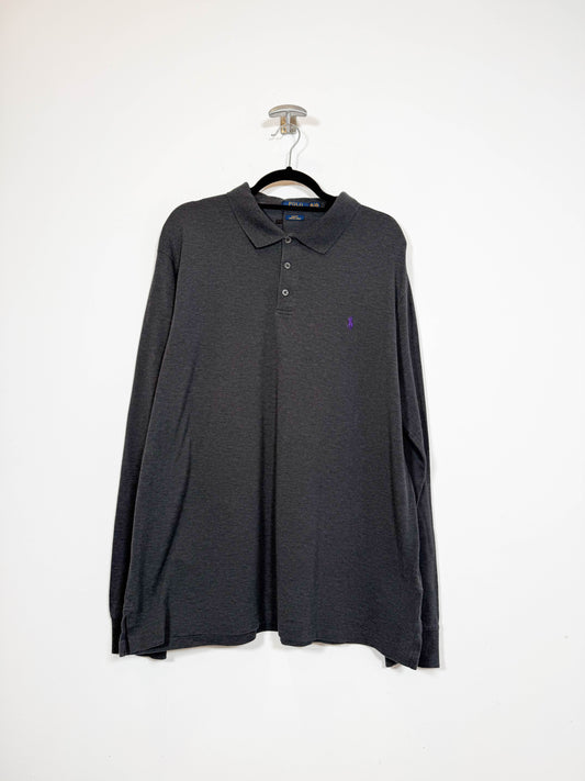 Polo Ralph Lauren manga larga - Talla XL - Caramelo Vintage