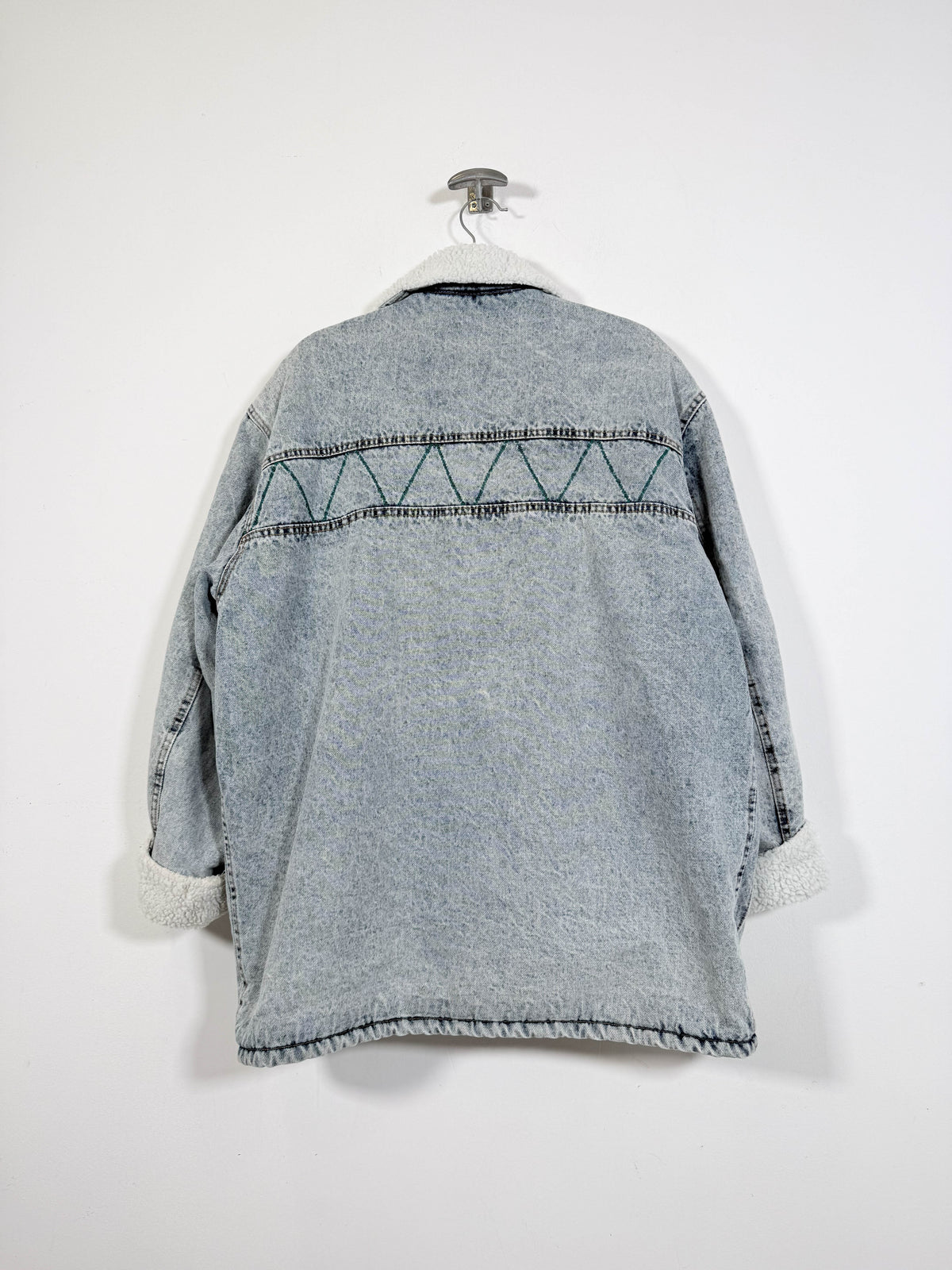 Chaqueta vaquera con borrego Vagabond - Talla L/XL