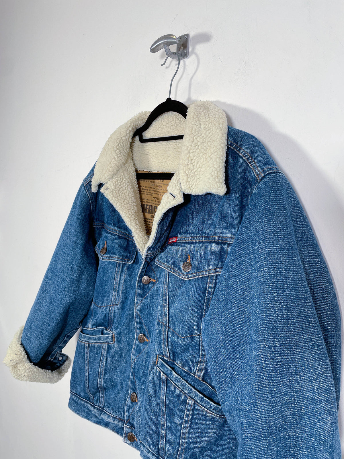 Chaqueta vaquera con borrego Americanino - Talla M