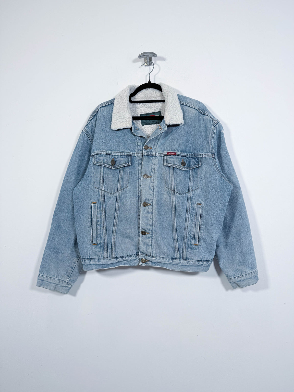 Chaqueta vaquera con borrego Carrera - Talla M