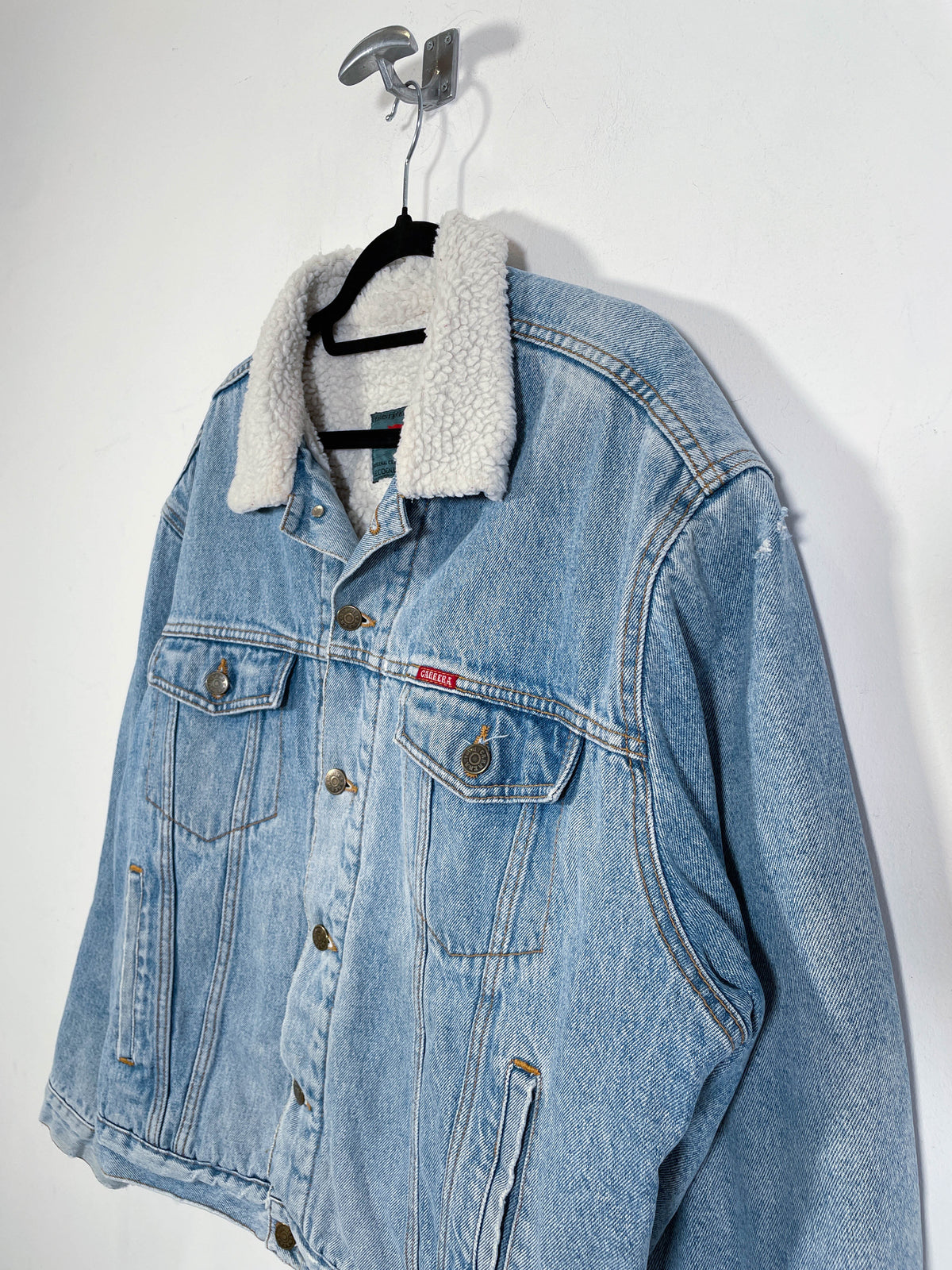 Chaqueta vaquera con borrego Carrera - Talla M