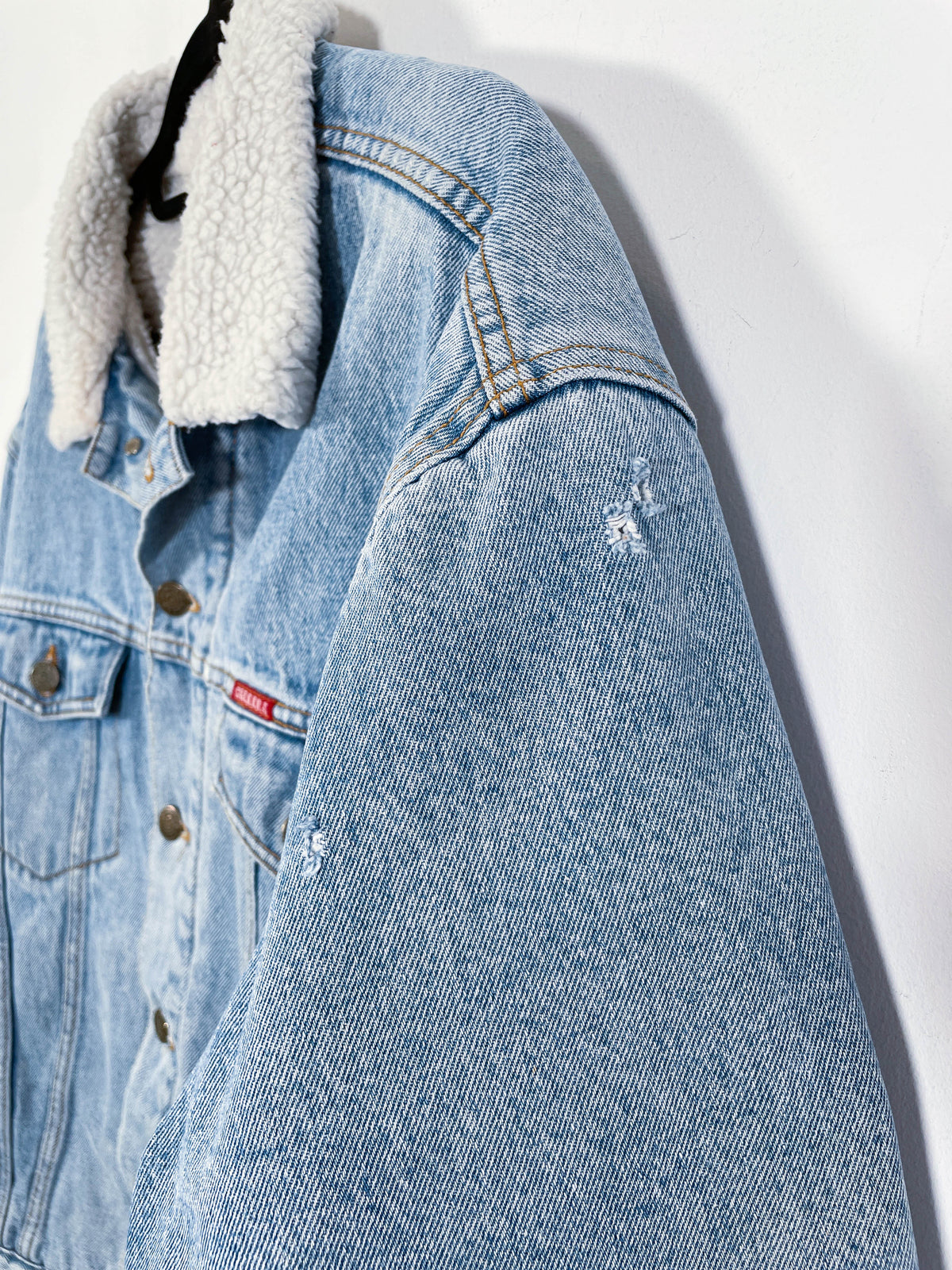 Chaqueta vaquera con borrego Carrera - Talla M