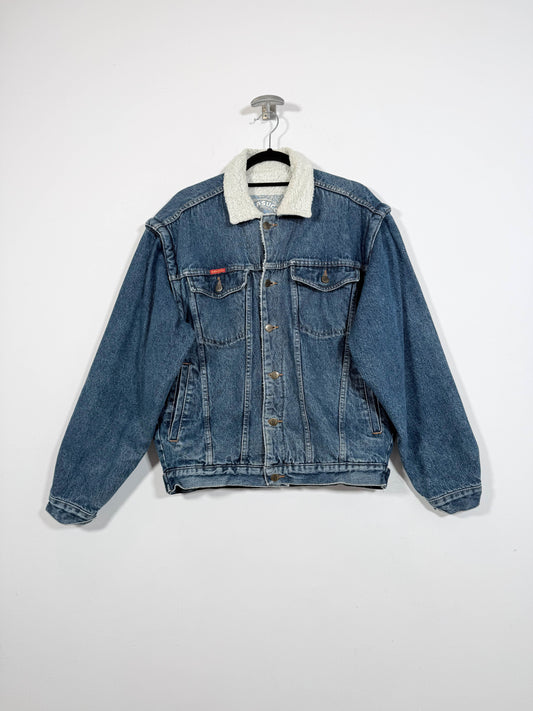 Chaqueta vaquera con borrego Casucci - Talla M/L - Caramelo Vintage