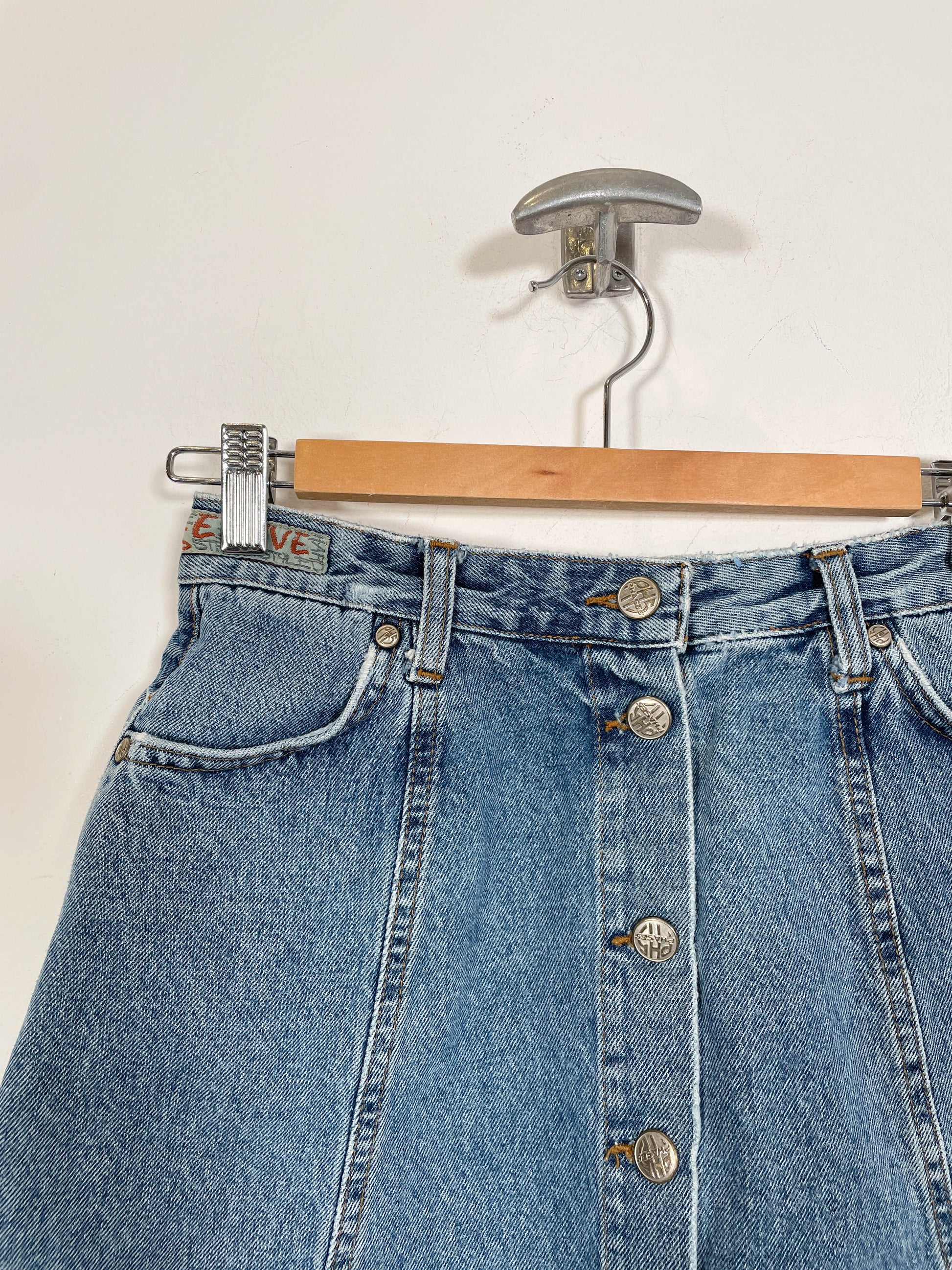 Minifalda vaquera Phase - Talla M - Caramelo Vintage