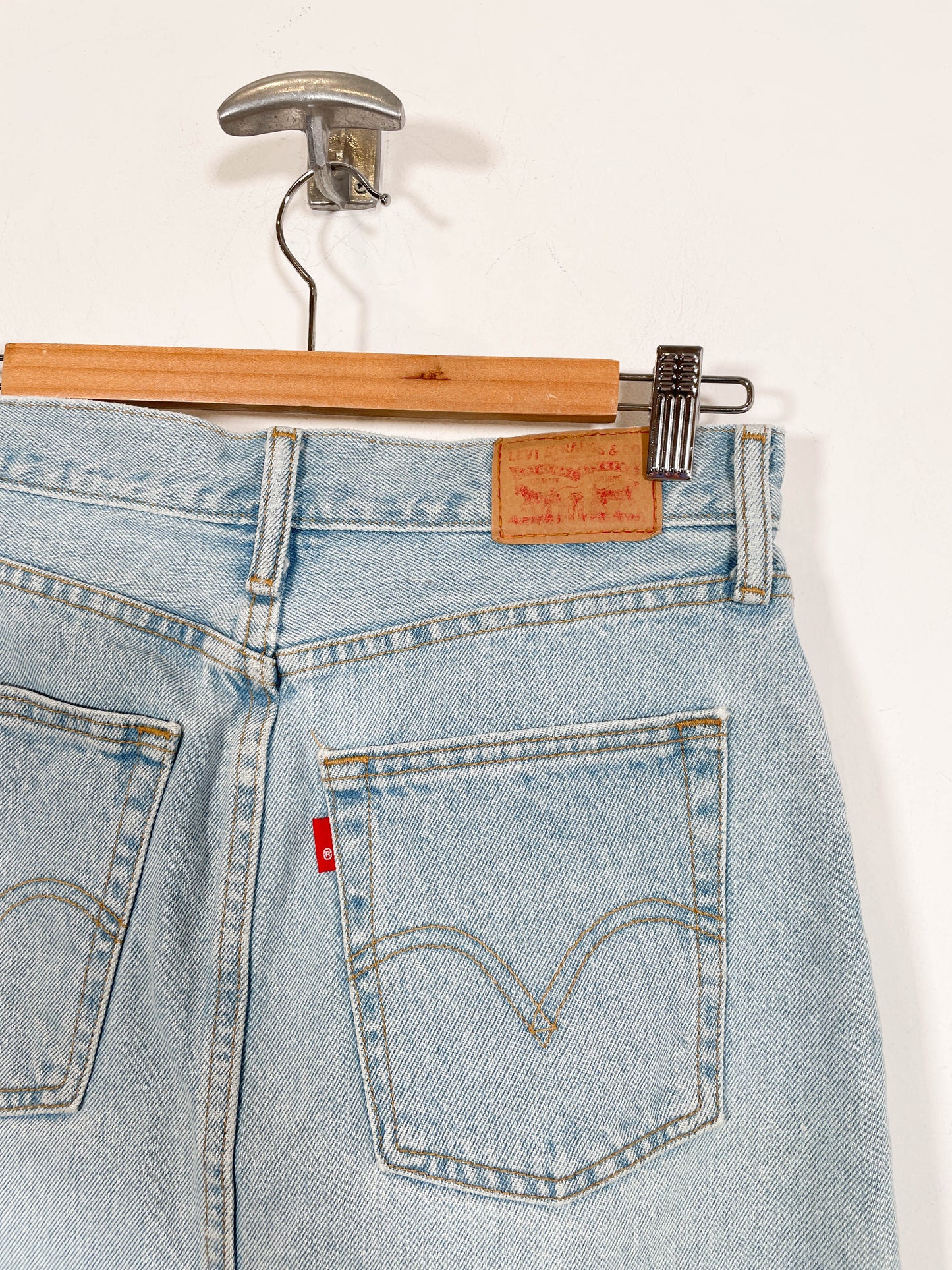 Minifalda vaquera Levi's - Talla 38 - Caramelo Vintage